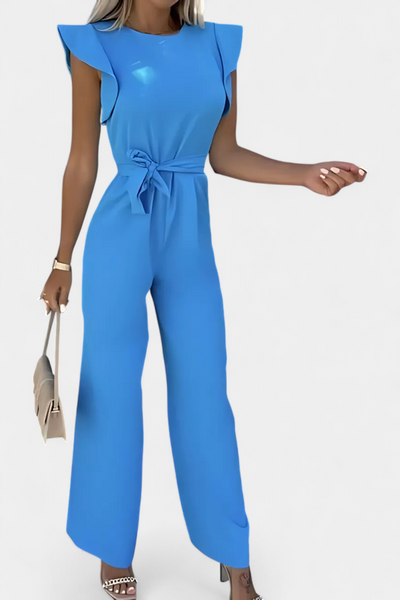 Shalonda – Macacão elegante sem mangas com laço