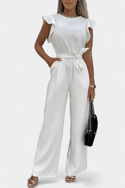 Shalonda – Macacão elegante sem mangas com laço
