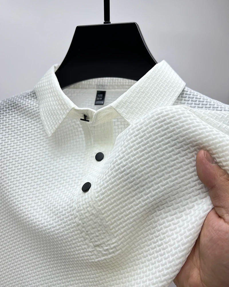 Prestigio – Camisa Polo de Manga Curta com Tecido Elástico