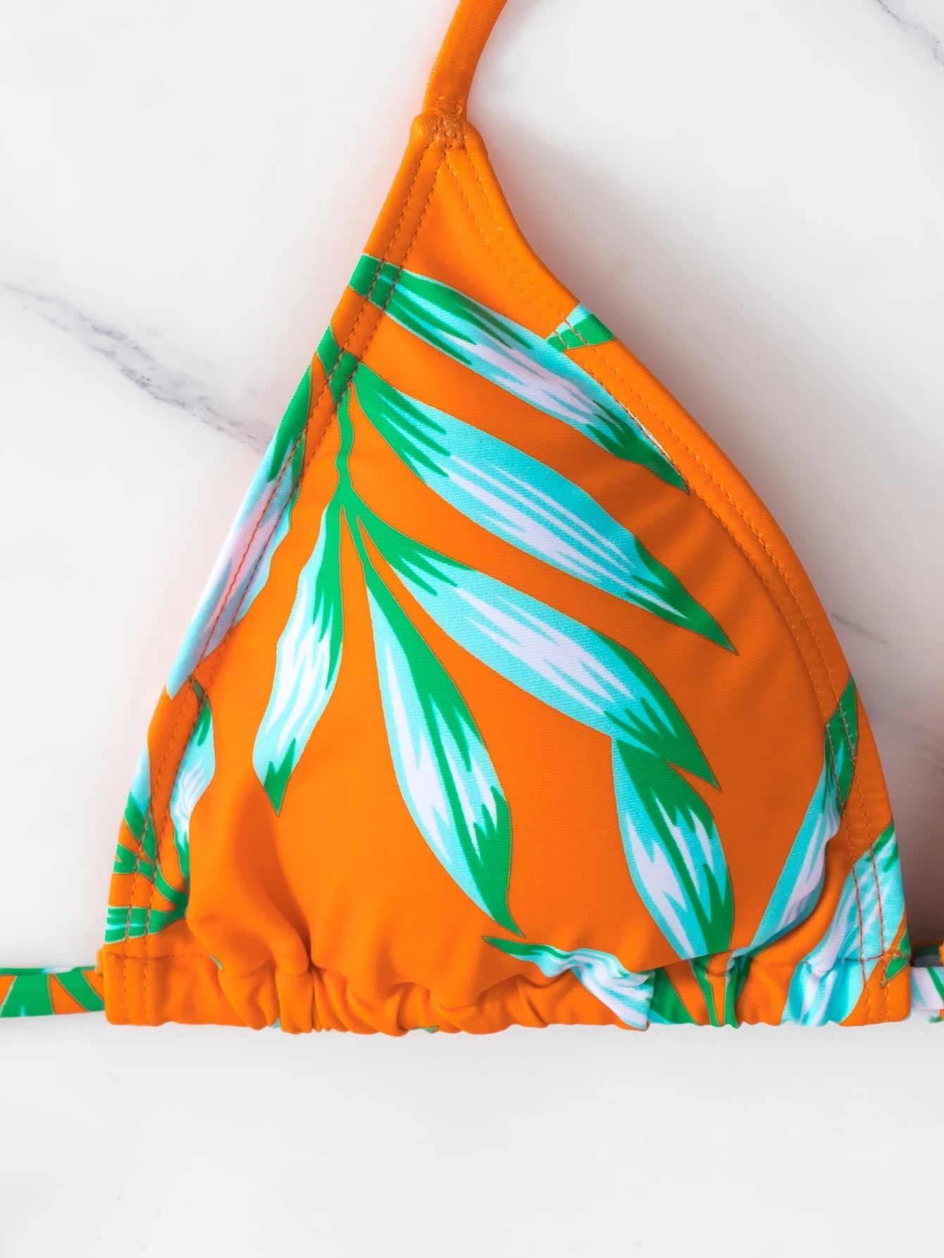 3Packs Random Tropical Print Halter Drawstring Side Summer Beach Bikini Set