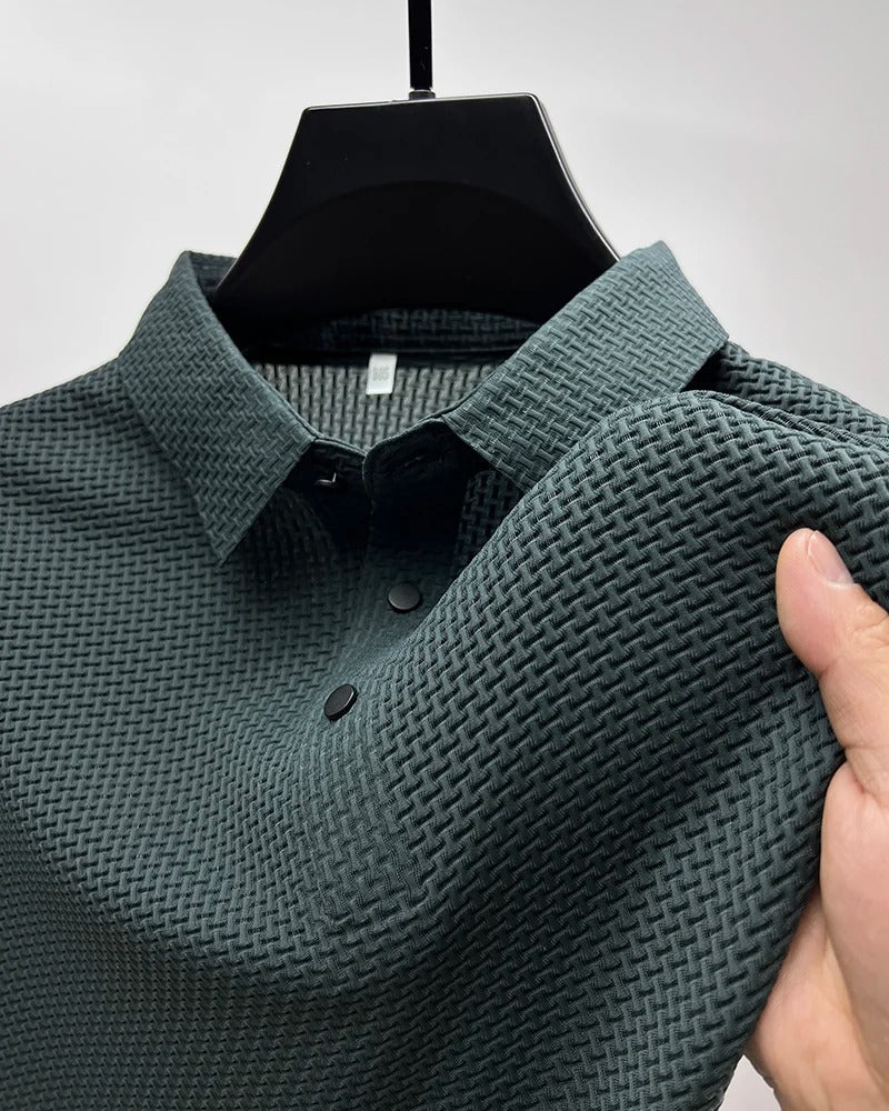 Prestigio – Camisa Polo de Manga Curta com Tecido Elástico