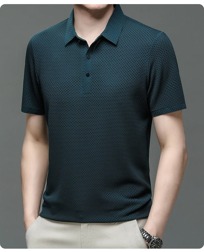 Prestigio – Camisa Polo de Manga Curta com Tecido Elástico