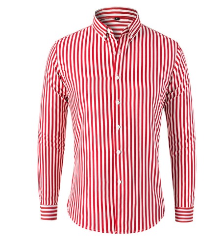 Mormon | Camisa Casual Listrada com Botões