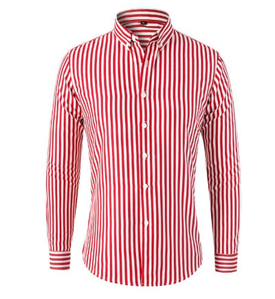 Mormon | Camisa Casual Listrada com Botões