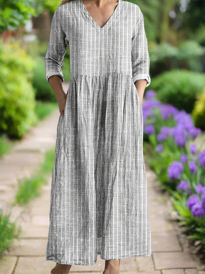 Gregoria – Vestido Casual Listrado