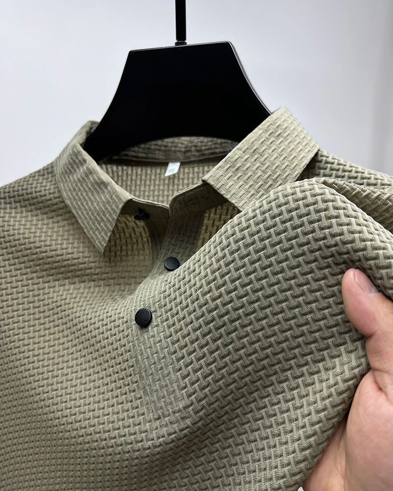 Prestigio – Camisa Polo de Manga Curta com Tecido Elástico