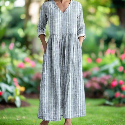 Gregoria – Vestido Casual Listrado